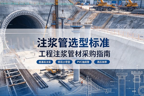 香格里拉注浆管选型标准
