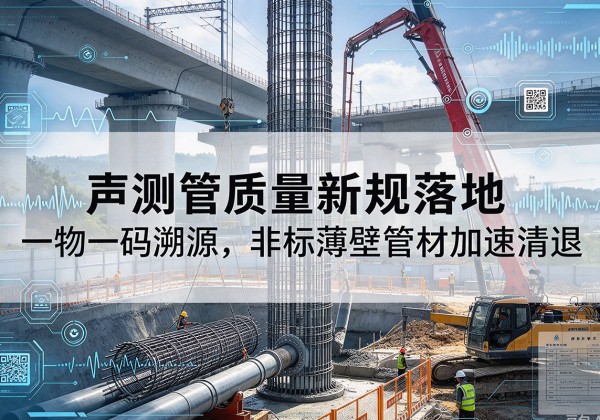 香格里拉声测管质量新规落地，一物一码溯源，非标薄壁管材加速清退
