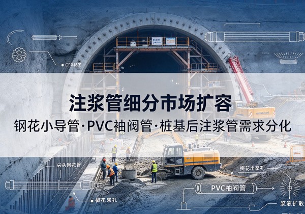 香格里拉注浆管细分市场扩容，隧道钢花小导管、PVC 袖阀管、桩基后注浆管需求分化