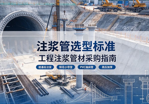 香格里拉注浆管选型标准